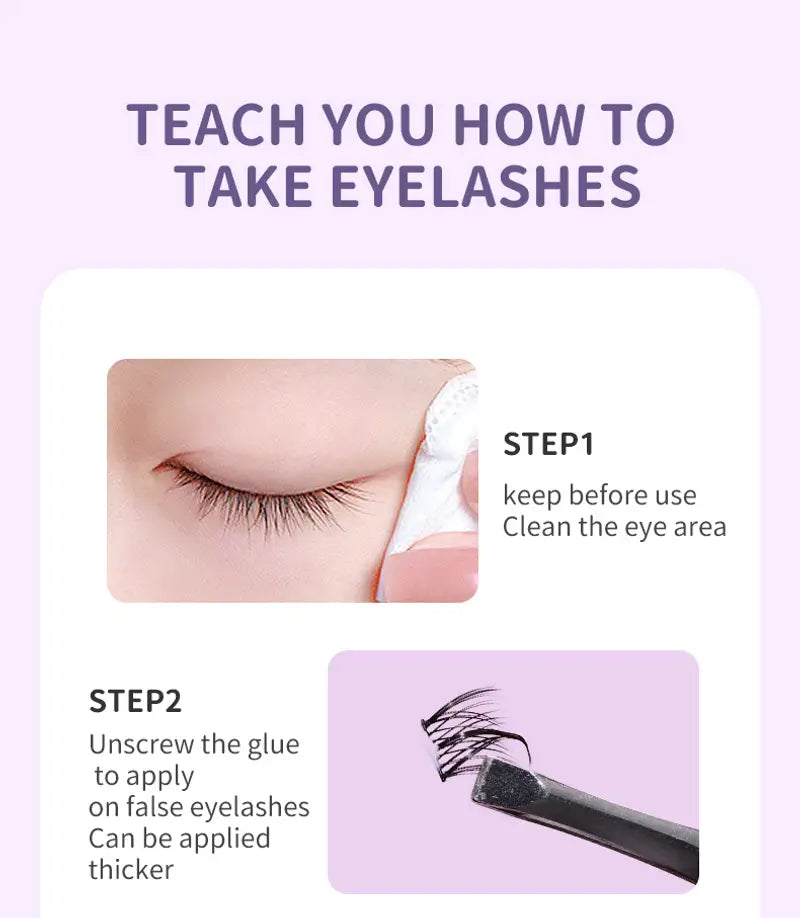 Anime-Inspired Wispy Lash Clusters