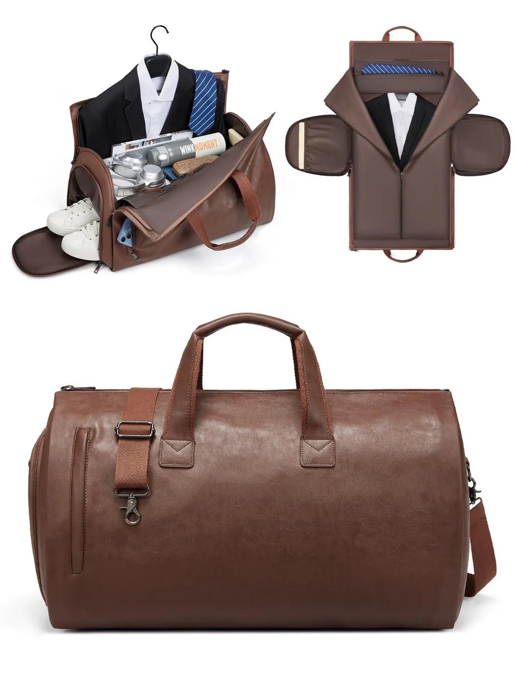 Elevate Your Travel Experience with Our Stylish Men's Business Duffel Bag - Large Capacity, Durable Design for Work and Leisure