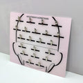 Acrylic Clip & Dispenser Wig Board