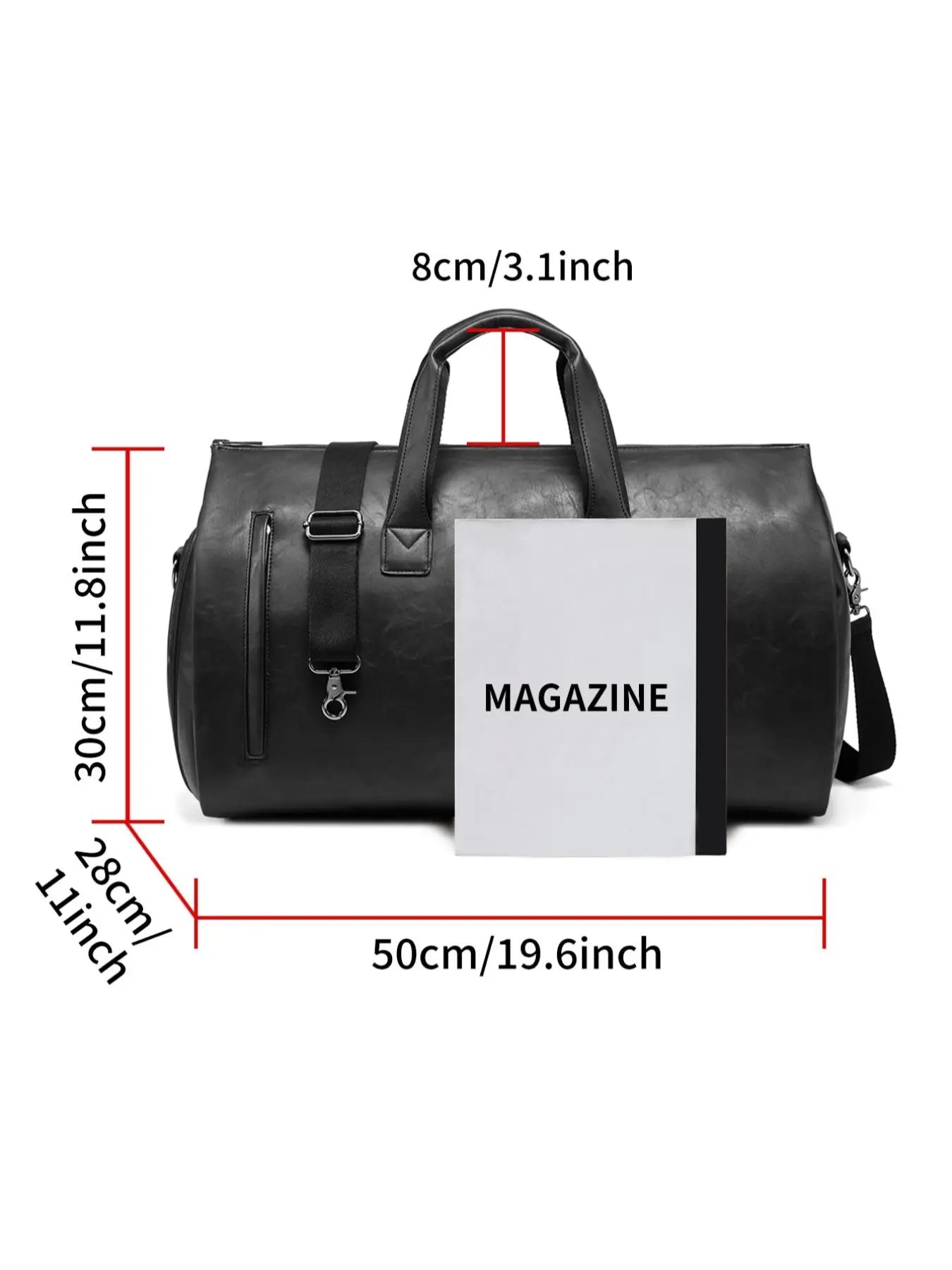 Elevate Your Travel Experience with Our Stylish Men's Business Duffel Bag - Large Capacity, Durable Design for Work and Leisure