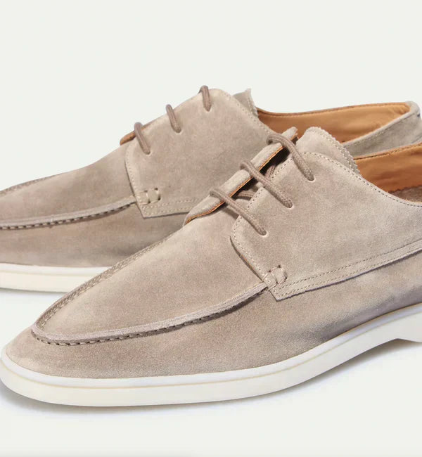 Stratford Luxury Men’S Leather Lace-Up Loafers – Premium Dress and Casual Shoes