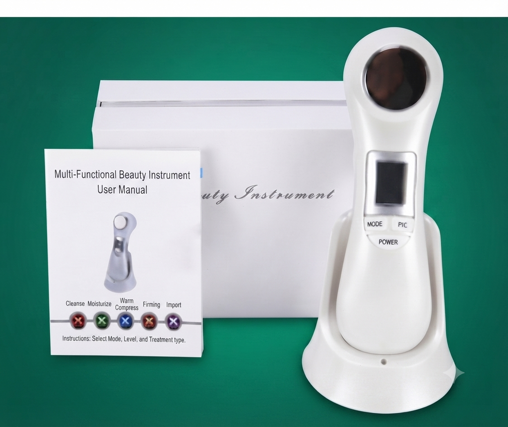 6-in-1 LED Skin Massage Beauty Device
