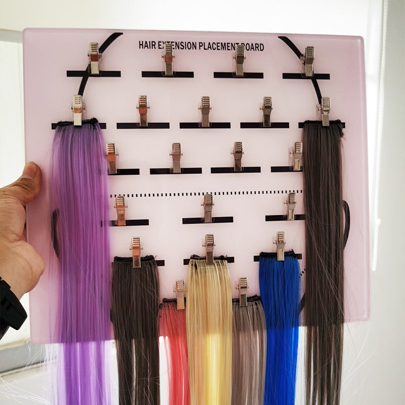 Acrylic Clip & Dispenser Wig Board