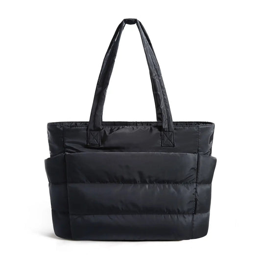 【Limited-Time Sale】Bagsmart Puffy Bubble 3 Sizes Tote Bag for Women Commute Laptop Gym Bag Tote Bag, Lightweight Versatile Tote with Multiple Compartments for Travel & Work Organize Zipper Closure Durable Quilted Tote Bag Travel Bag Tiktokshopmemorialday