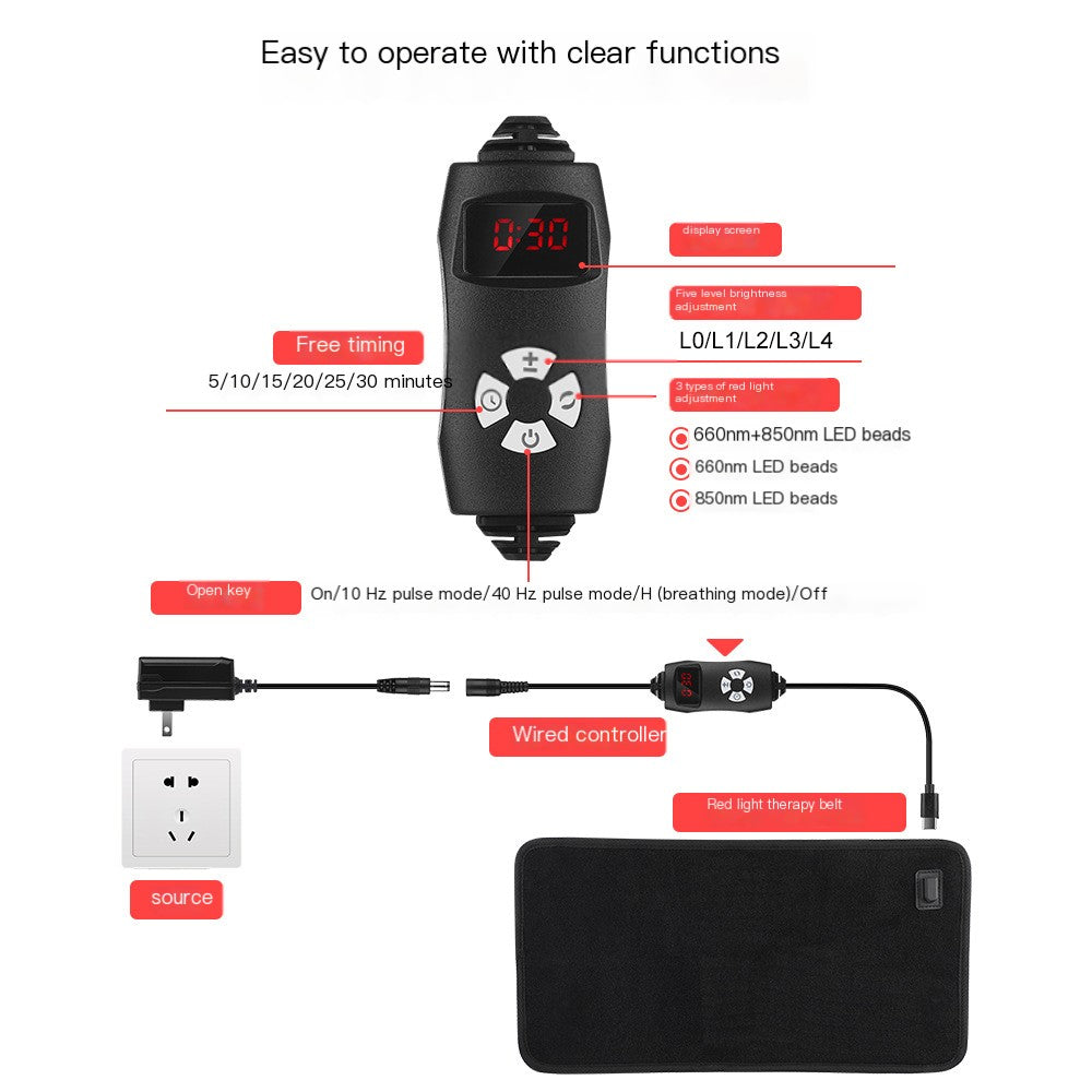 Infrared 120 LED Healing Belt