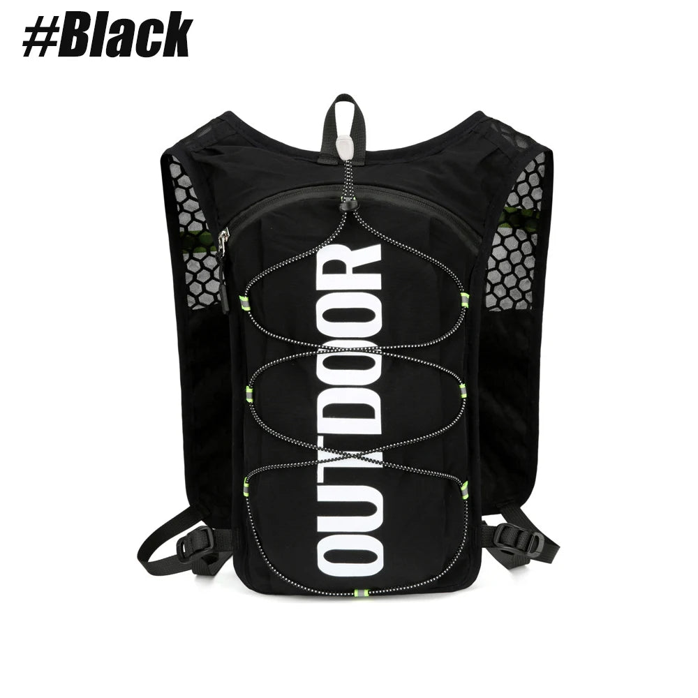 Lightweight Running Hydration Vest 2L Water Backpack for Hiking Biking, Breathable Hydration Pack for Men & Women