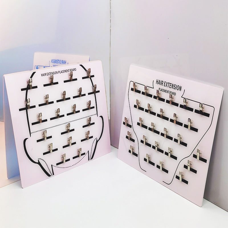 Acrylic Clip & Dispenser Wig Board